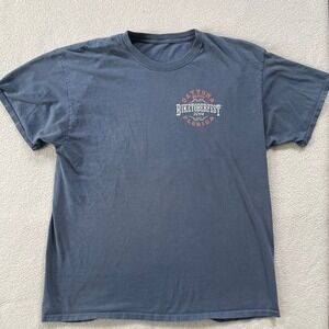 Unbranded Mens Large T-Shirt Navy Blue Daytona Beach Biketoberfest 2014 Graphic